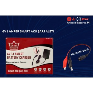 Yokohama 6 Volt 4 Amper Akü ve Ortec 6Volt 1 Amper Akü Şarj Aleti Seti Yokohama 6 Volt 4 Amper Akü ve Ortec 6Volt 1 Amper Akü Şarj Aleti Seti